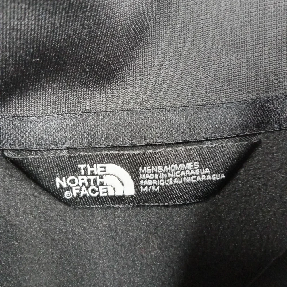 North Face Jacket Mens Medium Black Softshell‎ Full Zip Fleece Coat NF0A3LH9